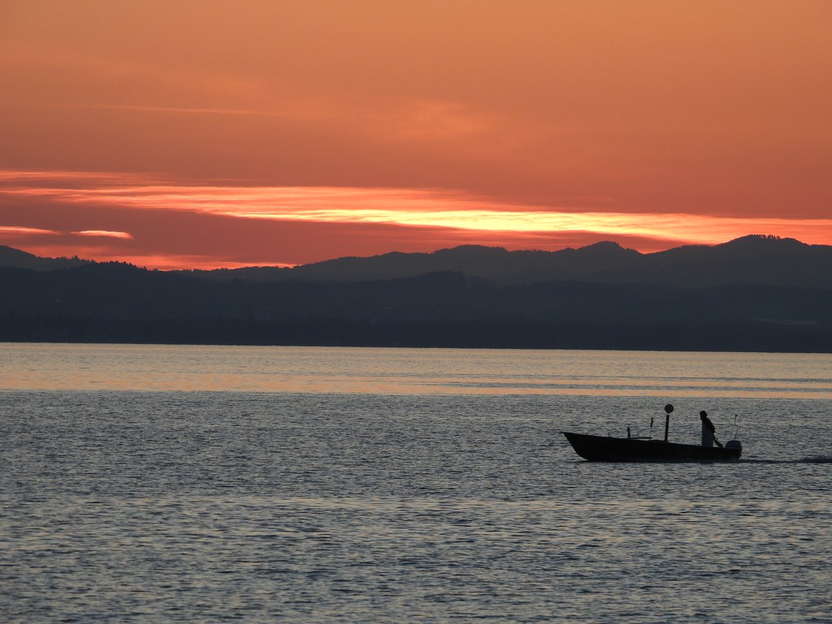 Guten Morgen. Ich bin neu hier und suche Menschen welche Spass haben an der #Hobbyfotografie. #Fotografie #Natur #Tiere #Schweiz #Deutschland #Österreich  (Foto: kurz vor Sonnenaufgang am Bodensee)