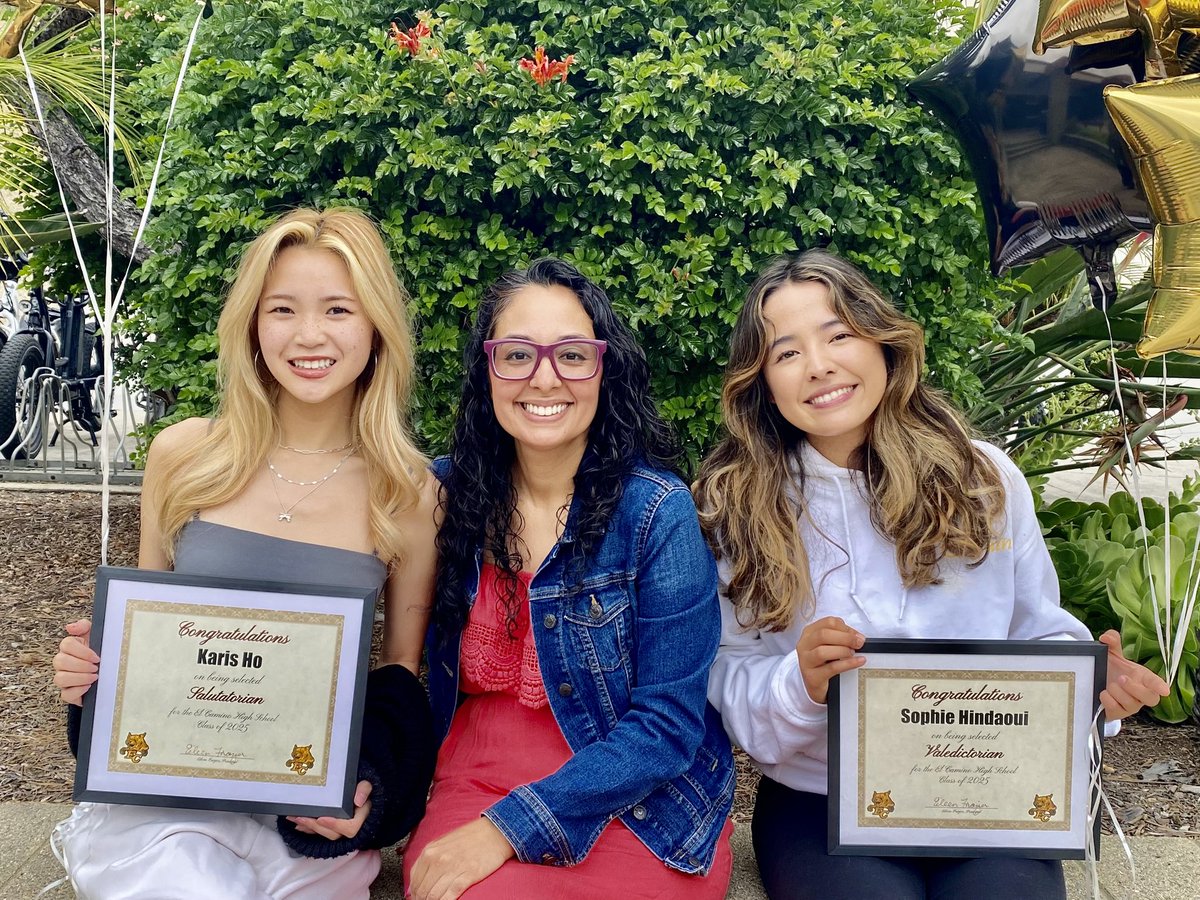Introducing our EC 2025 Valedictorian-Sophie H. &amp; Salutatorian-Karis H.!  Both amazing young ladies will be attending UCLA in the fall. CONGRATULATIONS to these 2 stellar Wildcats! #destinationOside <a href="/OsideSup/">OsideSup</a> <a href="/EFraz20/">Eileen Frazier</a>