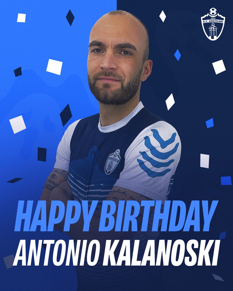 Today is our football player Antonio Kalanoski’s birthday. 🎉

Happy birthday Antonio ! 💙🤍