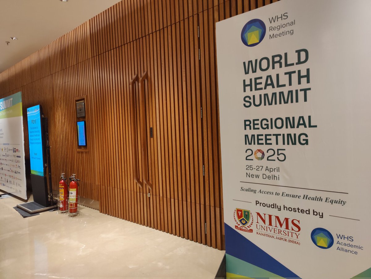 📍Delhi, India: We're at the #WHS2025NewDelhi!

WomenLift Health Global Advisory Board members <a href="/HelenClarkNZ/">Helen Clark</a> &amp; <a href="/doctorsoumya/">Soumya Swaminathan</a> kicked off Day 1 w/ a discussion on the future of pandemic preparedness.

We look forward to 3 days of exploring how transformative leadership offers a