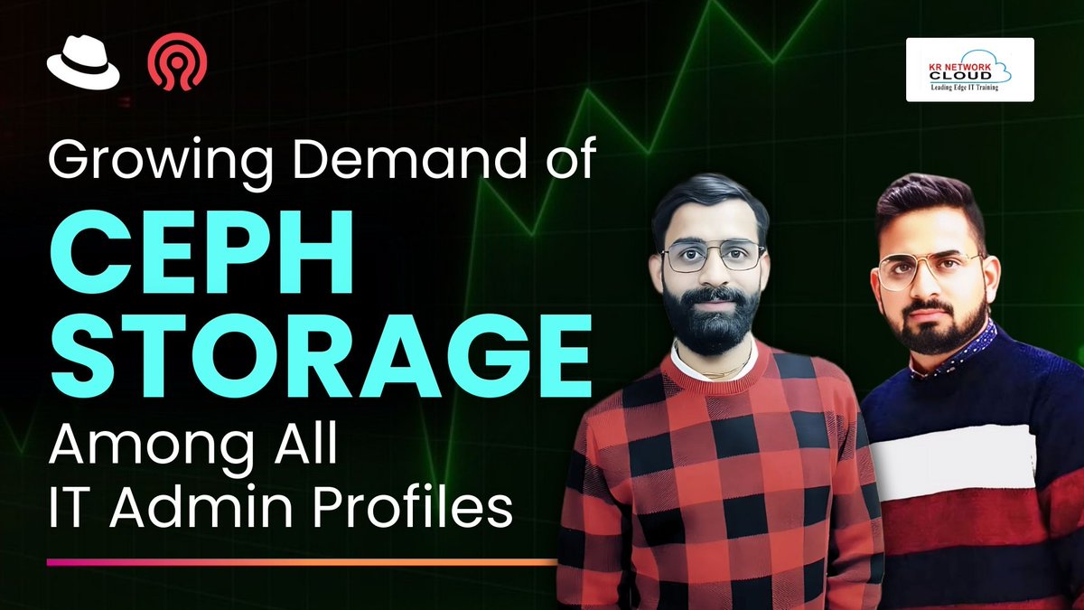 KRNetworkCloud1's tweet image. The Growing Demand for Ceph Skills Among Linux, OpenShift, OpenStack, and Kubernetes Professionals
📹 Watch now: youtube.com/watch?v=4hiCUd…
#RedHatCephStorage #CephCL260 #SoftwareDefinedStorage #CloudStorage #CephDeployment #OpenSourceStorage #ITStorageSolutions