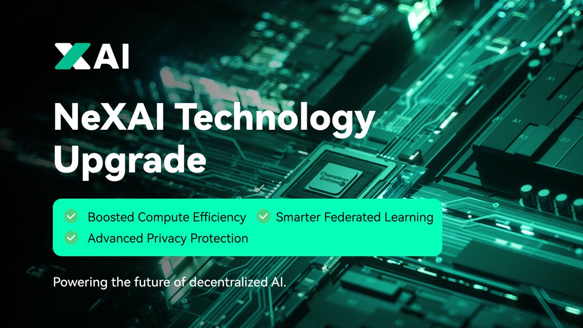 NeXAIofficial's tweet image. 💻NeXAI Tech Evolution in Action!

We're upgrading compute efficiency, optimizing federated learning, and advancing AI privacy tech—

All to build the most secure, powerful decentralized AI network ever.