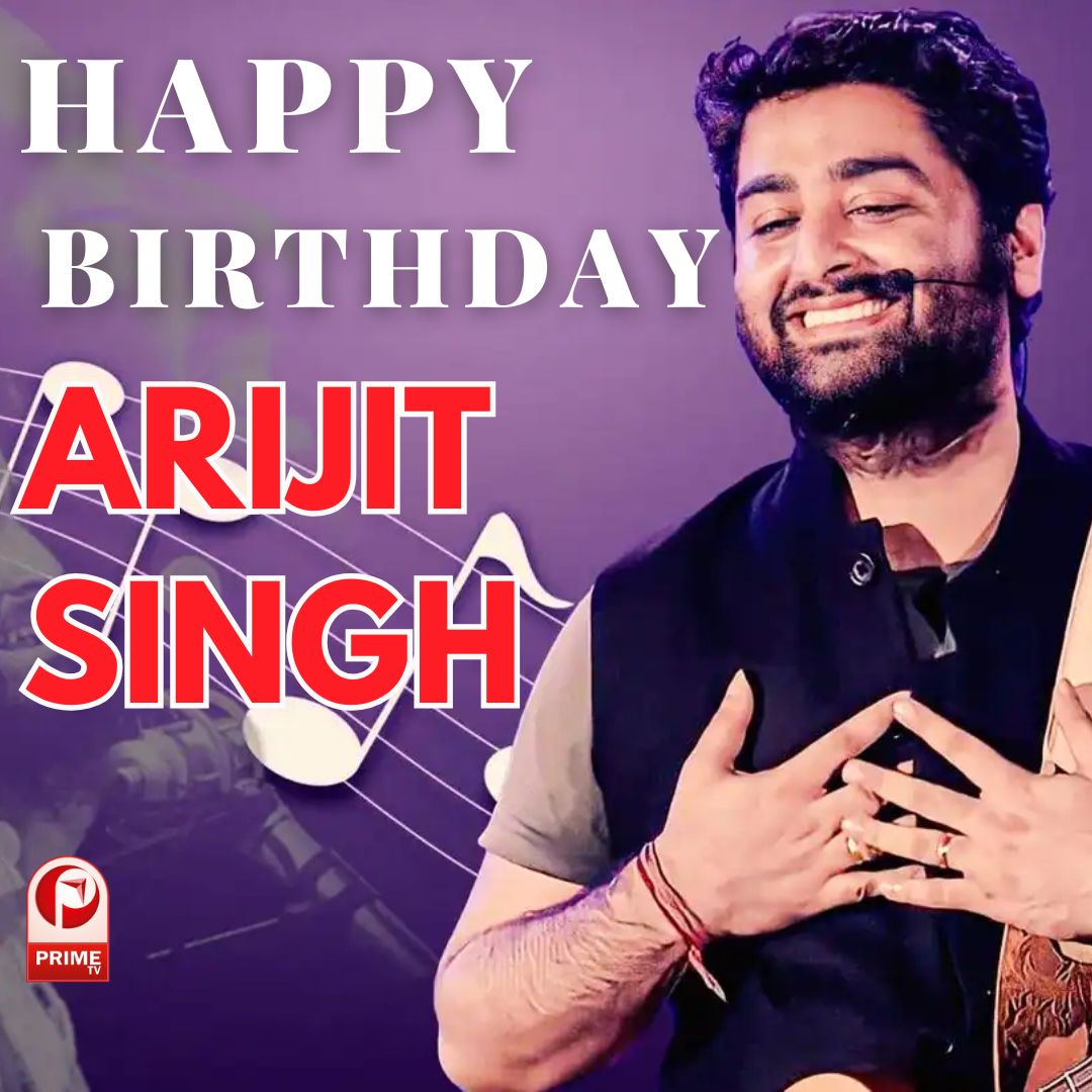 primetvindia's tweet photo. "Arijit Singh के जन्मदिन पर, उनकी आवाज़ और संगीत की दुनिया को सलाम"
#HappyBirthdayArijitSingh #ArijitSingh #SoulfulVoice #HappyBirthdayLegend #MelodicMagic #trending #viral #primetvindiaoffical
@arijitsingh https://t.co/Sv7TaHtYQp