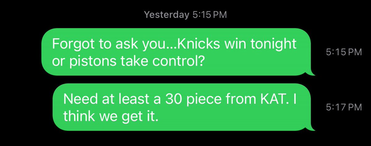 Knew <a href="/KarlTowns/">Karl-Anthony Towns</a> would deliver for the <a href="/nyknicks/">NEW YORK KNICKS</a> ya just knew it.