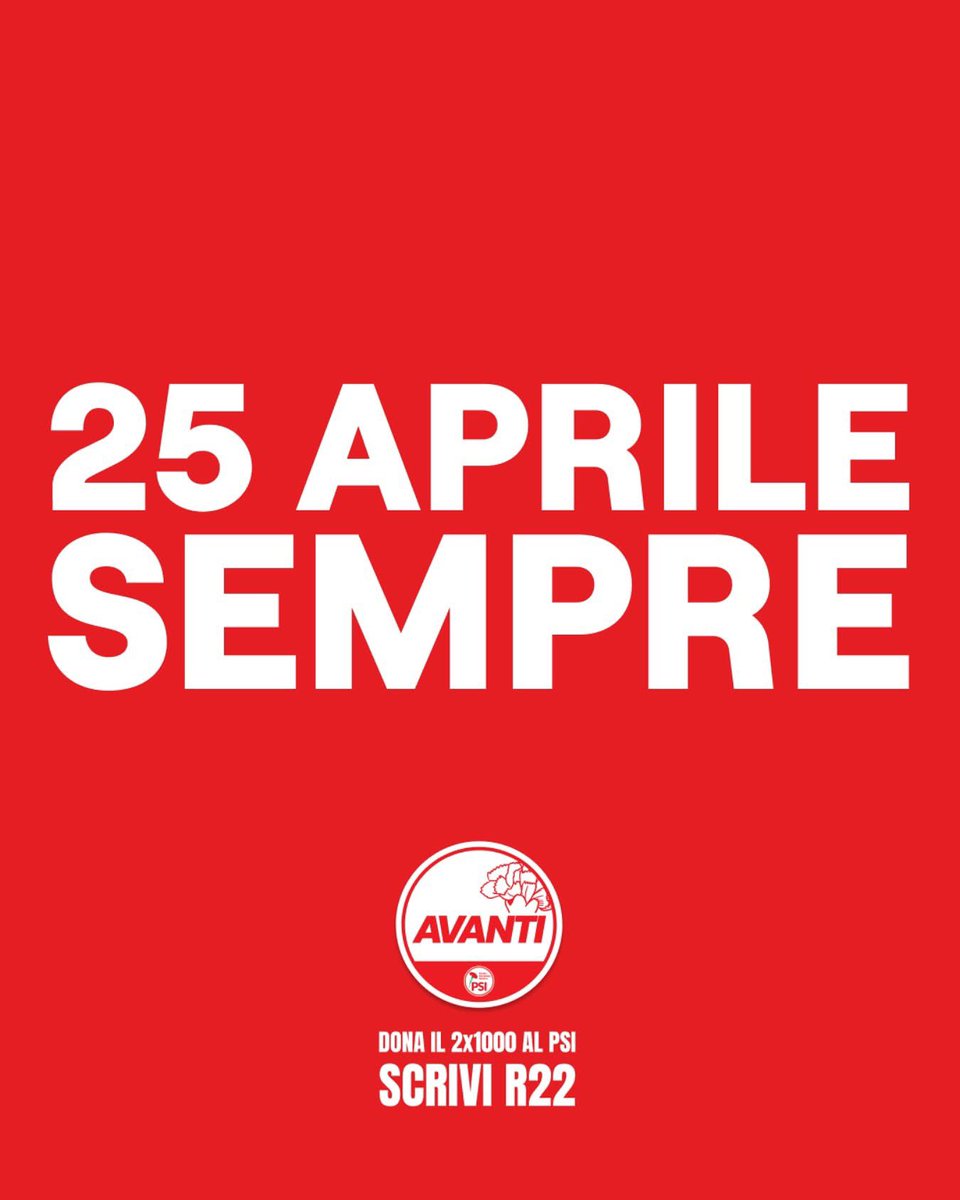 Buona festa compagni!
<a href="/PsiBologna/">PSI Bologna</a> 
#resistenza