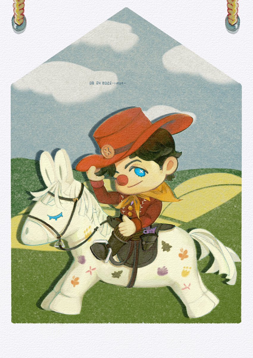 牛仔玩偶的造型改自James2002年演的电影宝莱坞女王。

#jamesmcavoy  #fanart