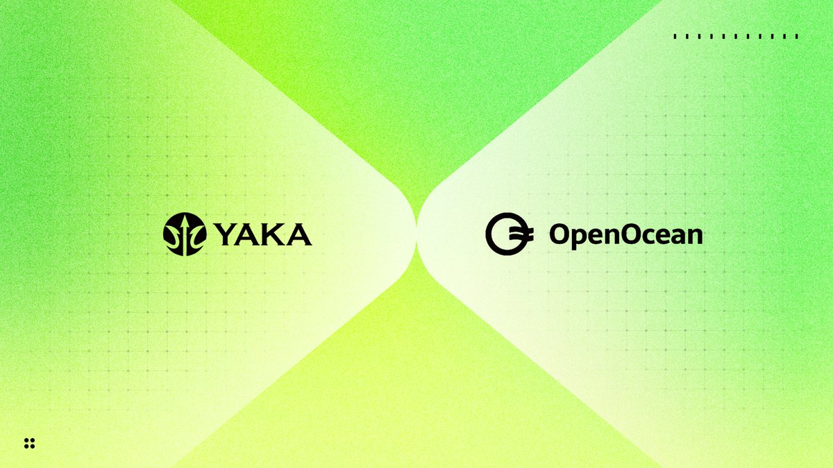 Yaka Finance π± (@yakafinance) on Twitter photo Yaka Finance is delighted to partner with <a href="/OpenOceanGlobal/">OpenOcean - A leading DeFi Aggregator</a> to integrate its DEX aggregator protocol into Yaka on Sei Network.
By leveraging OpenOceanβs intelligent routing, Yaka aim to deliver user with seamlessly exchange, optimal swap prices and low slippage for traders.
Try Yaka Finance is delighted to partner with <a href="/OpenOceanGlobal/">OpenOcean - A leading DeFi Aggregator</a> to integrate its DEX aggregator protocol into Yaka on Sei Network.
By leveraging OpenOceanβs intelligent routing, Yaka aim to deliver user with seamlessly exchange, optimal swap prices and low slippage for traders.
Try