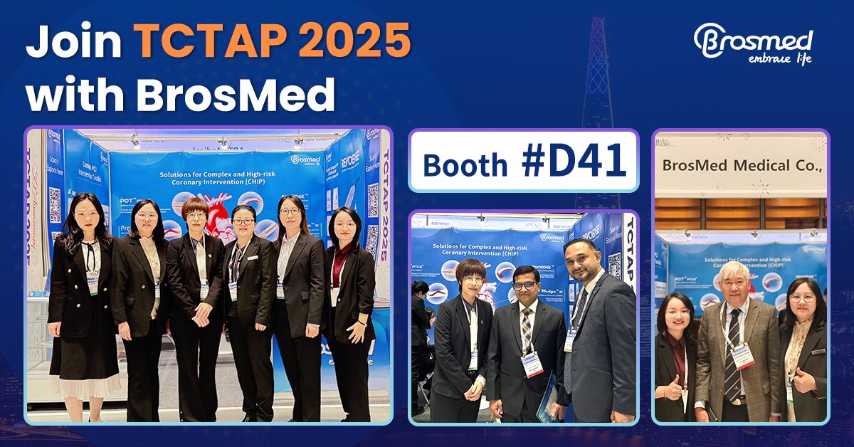 BrosMed made its debut at the 30th #TCTAP in Seoul, Korea!

We were honored to welcome many distinguished guests at our booth, alongside our valued clients and potential partners from around the world.

A big thank you to all of you! Welcome to stop by Booth #D41 to explore more!