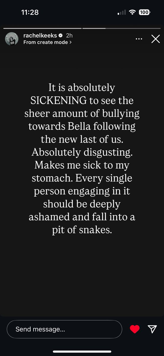 TMHMATILDA's tweet photo. a friend of bella’s publicly defending them 👏👏👏 https://t.co/zQ9T56NcCA