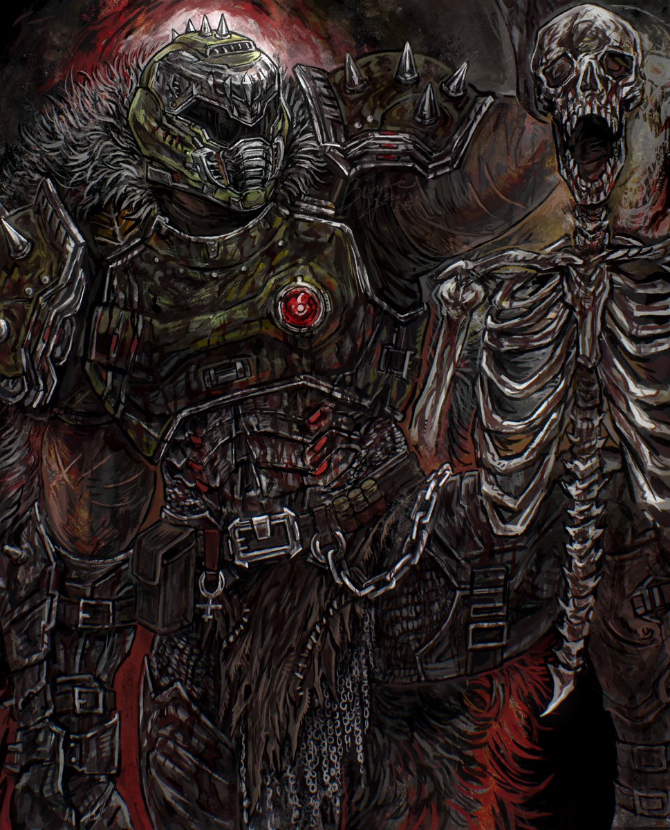 BinateStars's tweet photo. The Doom Slayer #DoomTheDarkAges https://t.co/P54hWEWV78