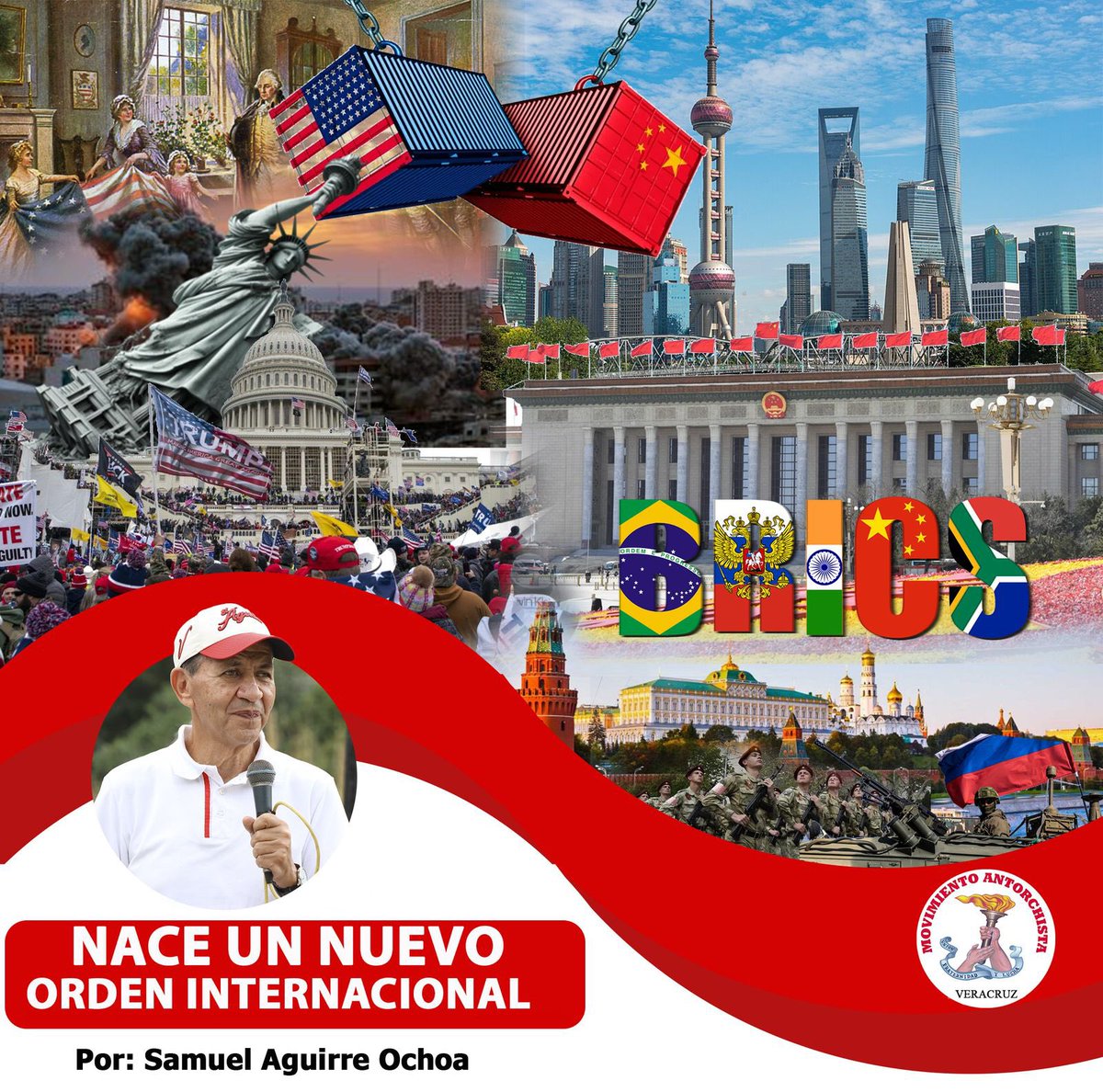 IngSamuelAO's tweet photo. El mundo atraviesa un proceso de transformación, el imperialismo encabezado por E.U.A está muriendo y nace el mundo multipolar, basado en el respeto y la cooperación pacífica entre las naciones. 

Más en mi artículo: https://t.co/Y8XUUScZTJ https://t.co/4JLXKdmiic