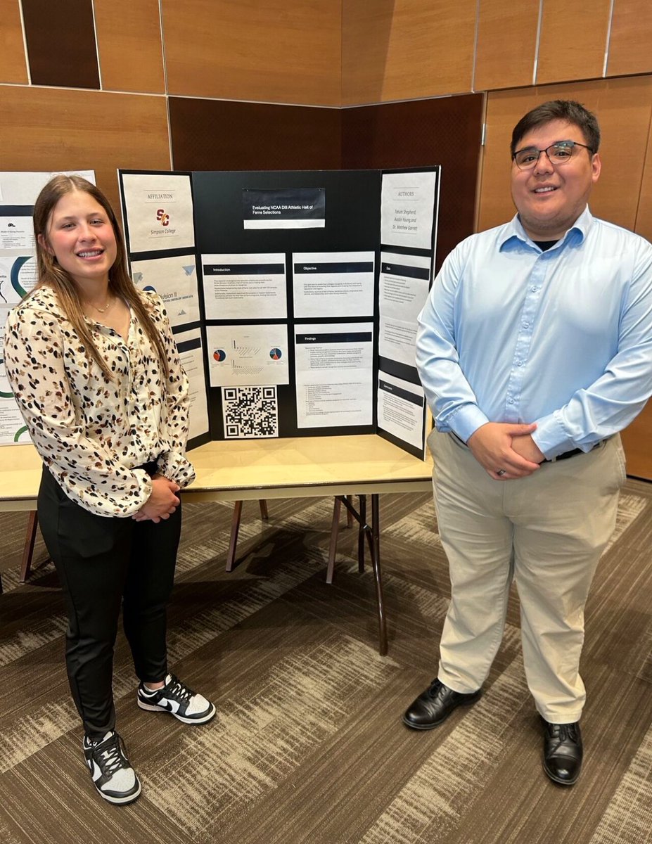 Austin Young (@austiny_65) on Twitter photo Thankful for the opportunity to work with 2 incredible individuals in <a href="/TatumShepherd3/">Tatum Shepherd</a> and <a href="/mcgarr613/">Matt Garrett</a> on our Hall of Fame research! Excited for what the future holds with our research but thrilled we were able to present at the Simpson College research symposium! Thankful for the opportunity to work with 2 incredible individuals in <a href="/TatumShepherd3/">Tatum Shepherd</a> and <a href="/mcgarr613/">Matt Garrett</a> on our Hall of Fame research! Excited for what the future holds with our research but thrilled we were able to present at the Simpson College research symposium!