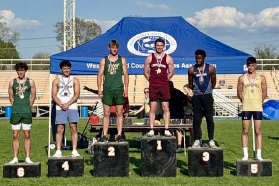 GCCHS Track & Field (@gcchstrack) on Twitter photo KUDOS to Eva Denis(🥇100M) + Jerry Davis(🥇400M)for breaking both the STADIUM Record and the WCCA Record!!!🤩👏 🎆 #hardworkpaysoff
<a href="/county_coaches/">Westmoreland County Coaches Association</a> <a href="/WestmorelandSN/">Westmoreland Sports Network</a> <a href="/BillBeckner/">Bill Beckner</a> <a href="/TribLiveHSSN/">TribLive HSSN</a> <a href="/CoachNixonTF/">Coach Nixon T&F/XC</a> <a href="/Schofield_Trib/">J. Paul Schofield</a> KUDOS to Eva Denis(🥇100M) + Jerry Davis(🥇400M)for breaking both the STADIUM Record and the WCCA Record!!!🤩👏 🎆 #hardworkpaysoff
<a href="/county_coaches/">Westmoreland County Coaches Association</a> <a href="/WestmorelandSN/">Westmoreland Sports Network</a> <a href="/BillBeckner/">Bill Beckner</a> <a href="/TribLiveHSSN/">TribLive HSSN</a> <a href="/CoachNixonTF/">Coach Nixon T&F/XC</a> <a href="/Schofield_Trib/">J. Paul Schofield</a>