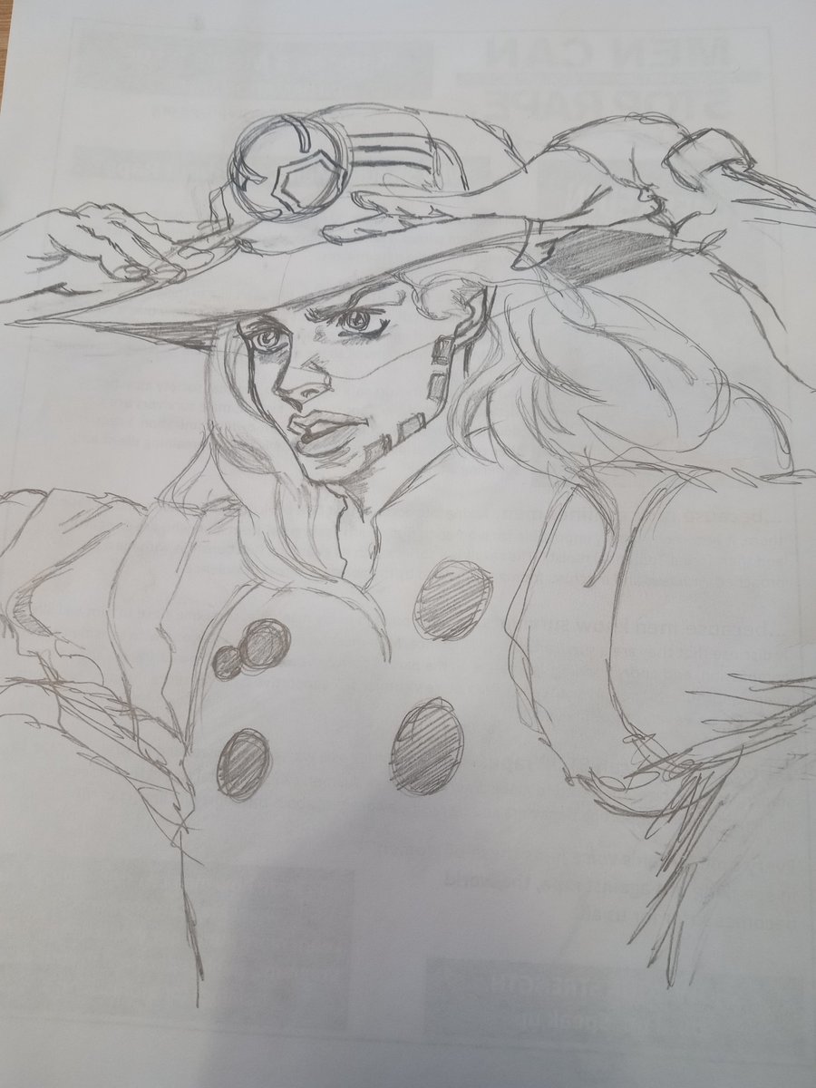 MPA3S's tweet photo. #steelballrun sketch I did in class instead of paying attention https://t.co/IVjuDsGAhT