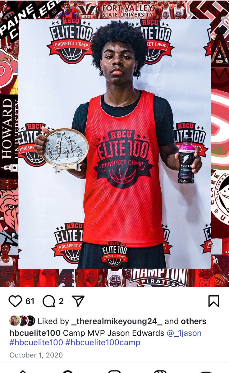 College Hoops Connect, Inc (@connect_hoops) on Twitter photo The next @HBCUElite100 Prospect Camp is July 13th @ Marietta HS during the 2nd NCAA Live Period!
WHO:
✅ Unsigned Juco Prospects
✅ Unsigned Seniors & Post Grads
✅ Rising Seniors
Who will be the next <a href="/jasonedwards_1/">Jason Edwards</a>? From <a href="/hbcuelite100/">HBCUELITE100</a> Camp MVP to potential <a href="/NBA/">NBA</a> draft pick! The next @HBCUElite100 Prospect Camp is July 13th @ Marietta HS during the 2nd NCAA Live Period!
WHO:
✅ Unsigned Juco Prospects
✅ Unsigned Seniors & Post Grads
✅ Rising Seniors
Who will be the next <a href="/jasonedwards_1/">Jason Edwards</a>? From <a href="/hbcuelite100/">HBCUELITE100</a> Camp MVP to potential <a href="/NBA/">NBA</a> draft pick!