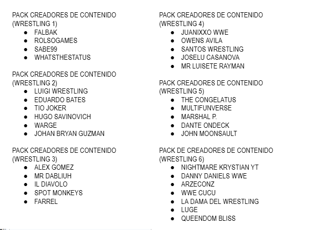 eddyy_riveroide's tweet photo. Bueno, retomaré las creaciones de la comunidad... necesitaré imágenes de los rostros de varios de ellos jeje
Se aproximan @SrAlexGomez @MrDabliuh #IlDiavolo @SpotMonkeyss #Farrel #JuanixxoWWE @Owens_Avila02 #SantosWrestling @JCasanova_Sax y @Luiseterayman en las próximas semanas https://t.co/jUXMRVd6Ve