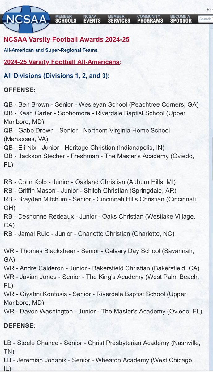 Colin Kolb (@4colinkolb4) on Twitter photo Honored To Be Included In This!
<a href="/GeorgeYarberry/">George Yarberry</a> <a href="/AllenTrieu/">Allen Trieu</a> <a href="/MichFBFrenzy/">Michigan Prep Frenzy</a> <a href="/MIexposure/">Michigan exposure</a> <a href="/MyFootballFreak/">Rick Bouch</a> <a href="/Bryan_Ault/">Bryan Ault - Midwest Scout</a> Honored To Be Included In This!
<a href="/GeorgeYarberry/">George Yarberry</a> <a href="/AllenTrieu/">Allen Trieu</a> <a href="/MichFBFrenzy/">Michigan Prep Frenzy</a> <a href="/MIexposure/">Michigan exposure</a> <a href="/MyFootballFreak/">Rick Bouch</a> <a href="/Bryan_Ault/">Bryan Ault - Midwest Scout</a>