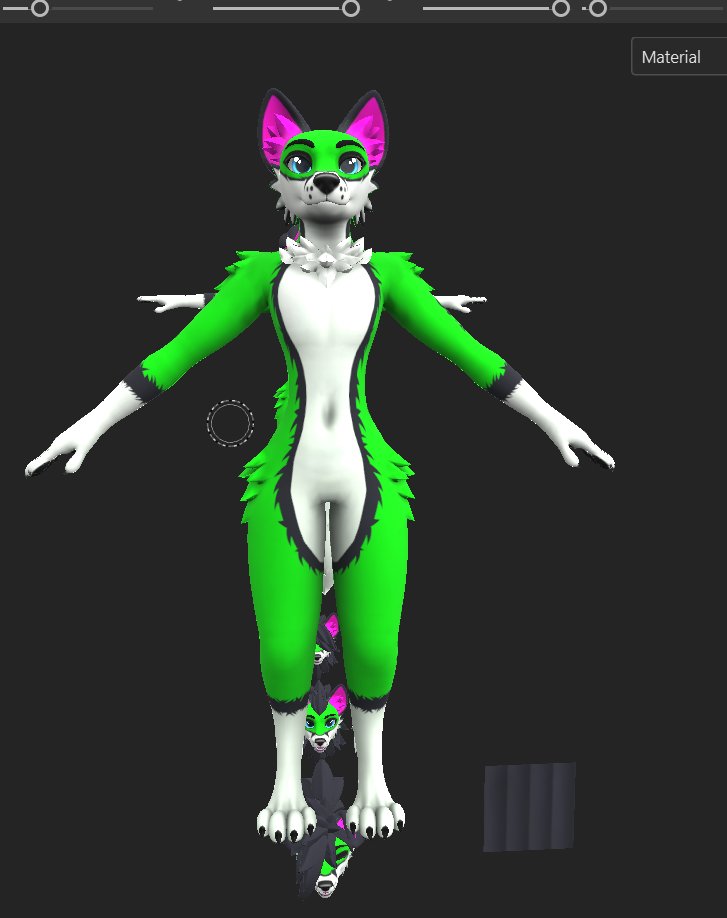 AlternateChip's tweet image. Astrawolf wolf texture for @Mosfet_EN base by @LegacyTwoTails #furry #art #3d