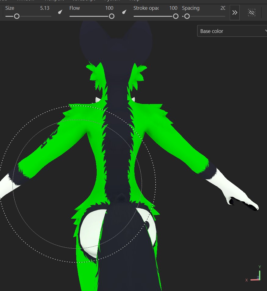 AlternateChip's tweet image. Astrawolf wolf texture for @Mosfet_EN base by @LegacyTwoTails #furry #art #3d