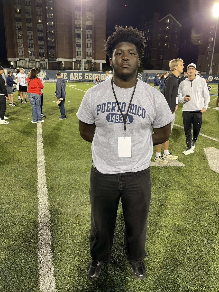 I had an amazing time at <a href="/HoyasFB/">Georgetown Football</a> spring game tonight!!! Can’t wait to get back up there <a href="/CoachPartin/">Joey Partin</a> <a href="/Its_Coach_A/">Coach Alexander</a>