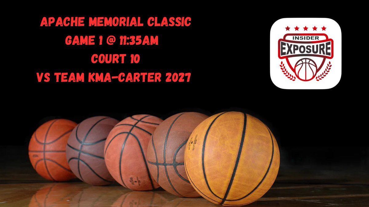 Excited to hit the courts with <a href="/BanditsHoopsVA/">VA Bandits Basketball Program</a> for the Apache Memorial Classic this weekend in Raleigh, NC 
Come check us out!! 
<a href="/InsiderExposure/">InsiderExposure</a> <a href="/IE_Showcase_/">𝗜𝗻𝘀𝗶𝗱𝗲𝗿 𝗘𝘅𝗽𝗼𝘀𝘂𝗿𝗲 𝗦𝗵𝗼𝘄𝗰𝗮𝘀𝗲</a> <a href="/TNUnitedBall/">TNUnitedBasketball</a> <a href="/MMBR_CoachGBell/">Major Movez Basketball Review #MMBR</a> <a href="/PGHVirginia/">Prep Girls Hoops Virginia</a>