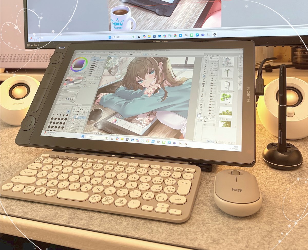 hiziri_A's tweet photo. HUION様より液晶ペンタブレット『Kamvas 16（Gen3）』をご提供いただき、イラストを描かせていただきました✨

製品はコチラ⇒https://t.co/pXb5txvp4H

#huion ＃Kamvas 16（Gen3） https://t.co/Zfig2qgreU