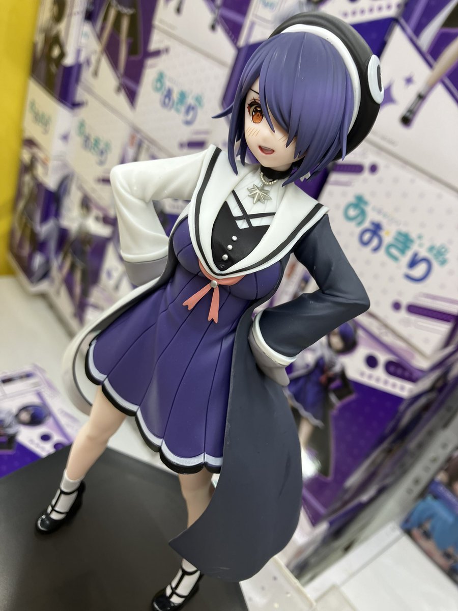 本日より、#あおぎり高校 の1/7スケールフィギュア