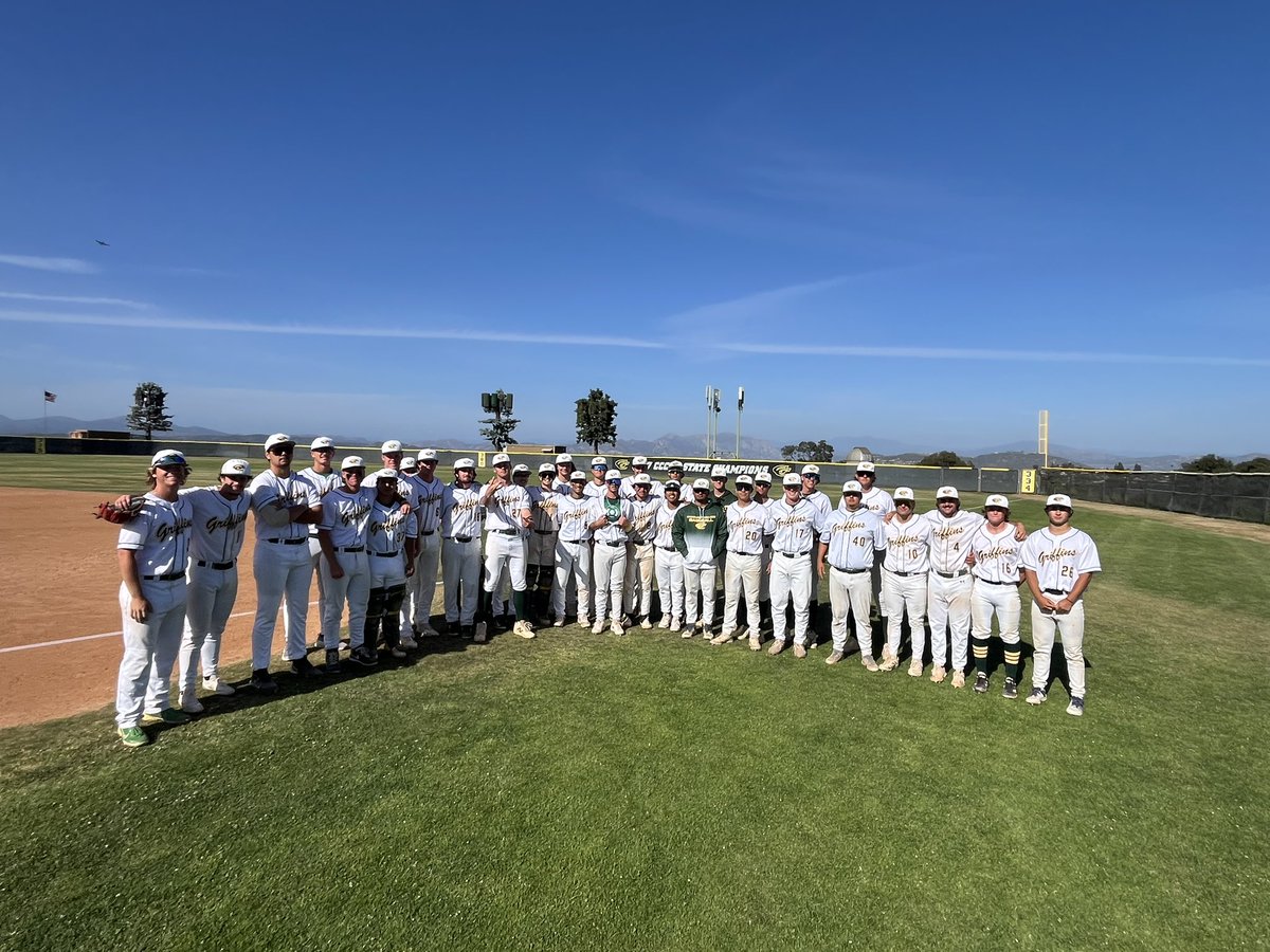 GCGriffin_BSB's tweet photo. Griffins Baseball Nation game alert🔥⬆️⚾️ Griffins win 5-4 over San Diego City College. https://t.co/56p0Km9Ay1
