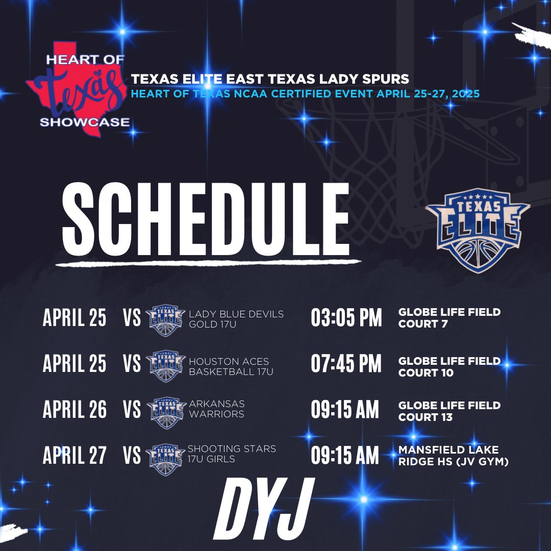 Texas Elite East Texas Spurs π π (@spurstyler) on Twitter photo Come and check these girls out you won't be disappointed! <a href="/PilesCaroline/">carolinepiles.3</a> <a href="/thompson_Kenzy/">Kenzy Thompson</a> <a href="/_kennedybaileyy/">._Kennedybaileyy</a> <a href="/Raeskii_hoops23/">Charae Bell C/O2028</a> <a href="/JoeceyL/">Joecey Lewers</a> <a href="/lawrenck2001/">Kevina Lawrence</a> <a href="/txelitebball/">Texas Elite Basketball</a> <a href="/Not_Markayla/">Markayla Tate</a> Come and check these girls out you won't be disappointed! <a href="/PilesCaroline/">carolinepiles.3</a> <a href="/thompson_Kenzy/">Kenzy Thompson</a> <a href="/_kennedybaileyy/">._Kennedybaileyy</a> <a href="/Raeskii_hoops23/">Charae Bell C/O2028</a> <a href="/JoeceyL/">Joecey Lewers</a> <a href="/lawrenck2001/">Kevina Lawrence</a> <a href="/txelitebball/">Texas Elite Basketball</a> <a href="/Not_Markayla/">Markayla Tate</a>