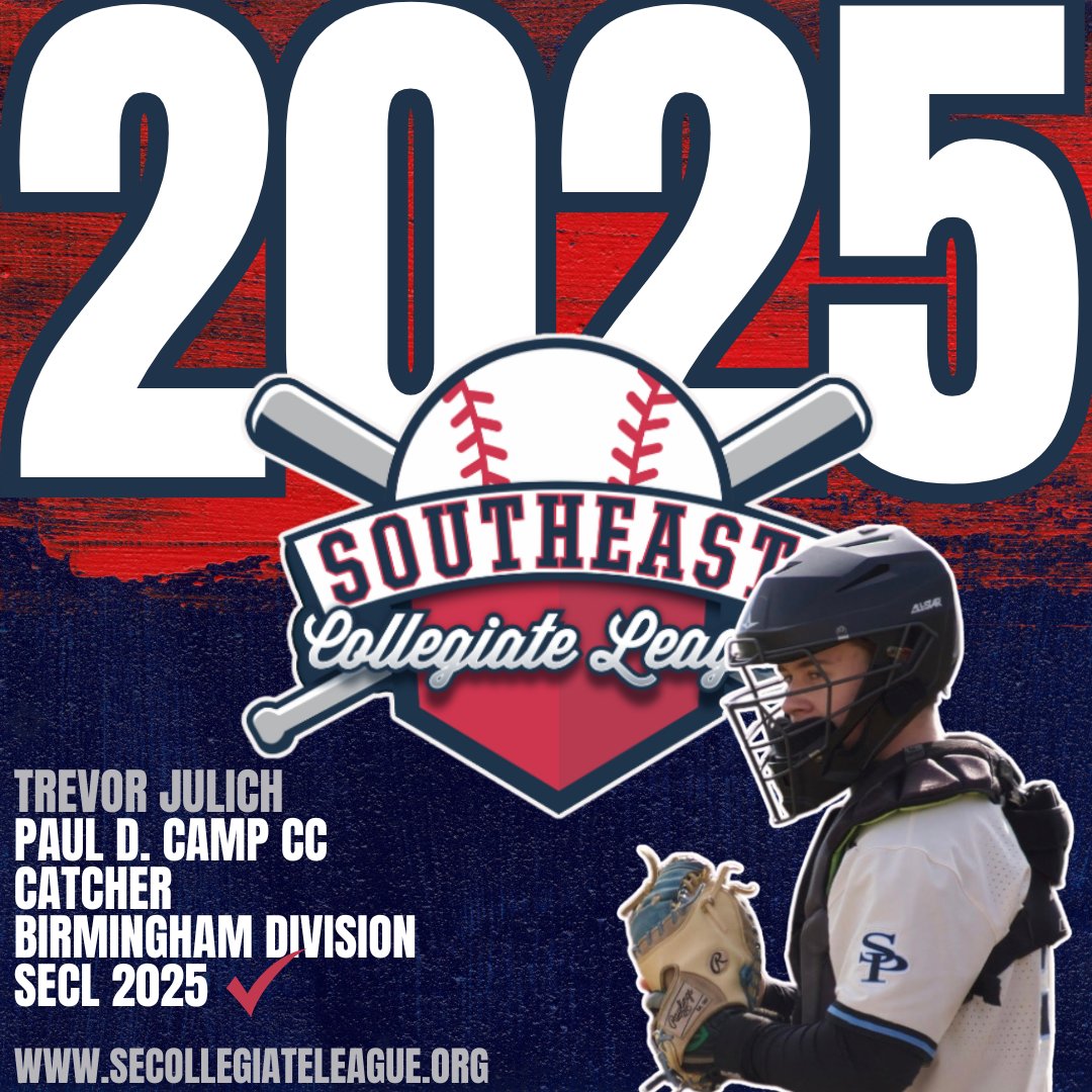SECollegiate League (@secollegiatelge) on Twitter photo 🔒 INVITE ACCEPTED 🔒
⚾️ Trevor Julich ( <a href="/Trevor_Julich/">Trevor Julich</a> )
🏫 Paul D. Camp CC
📍 Birmingham Division
Are you in?
➡️Request your spot:
secollegiateleague.org 🔒 INVITE ACCEPTED 🔒
⚾️ Trevor Julich ( <a href="/Trevor_Julich/">Trevor Julich</a> )
🏫 Paul D. Camp CC
📍 Birmingham Division
Are you in?
➡️Request your spot:
secollegiateleague.org