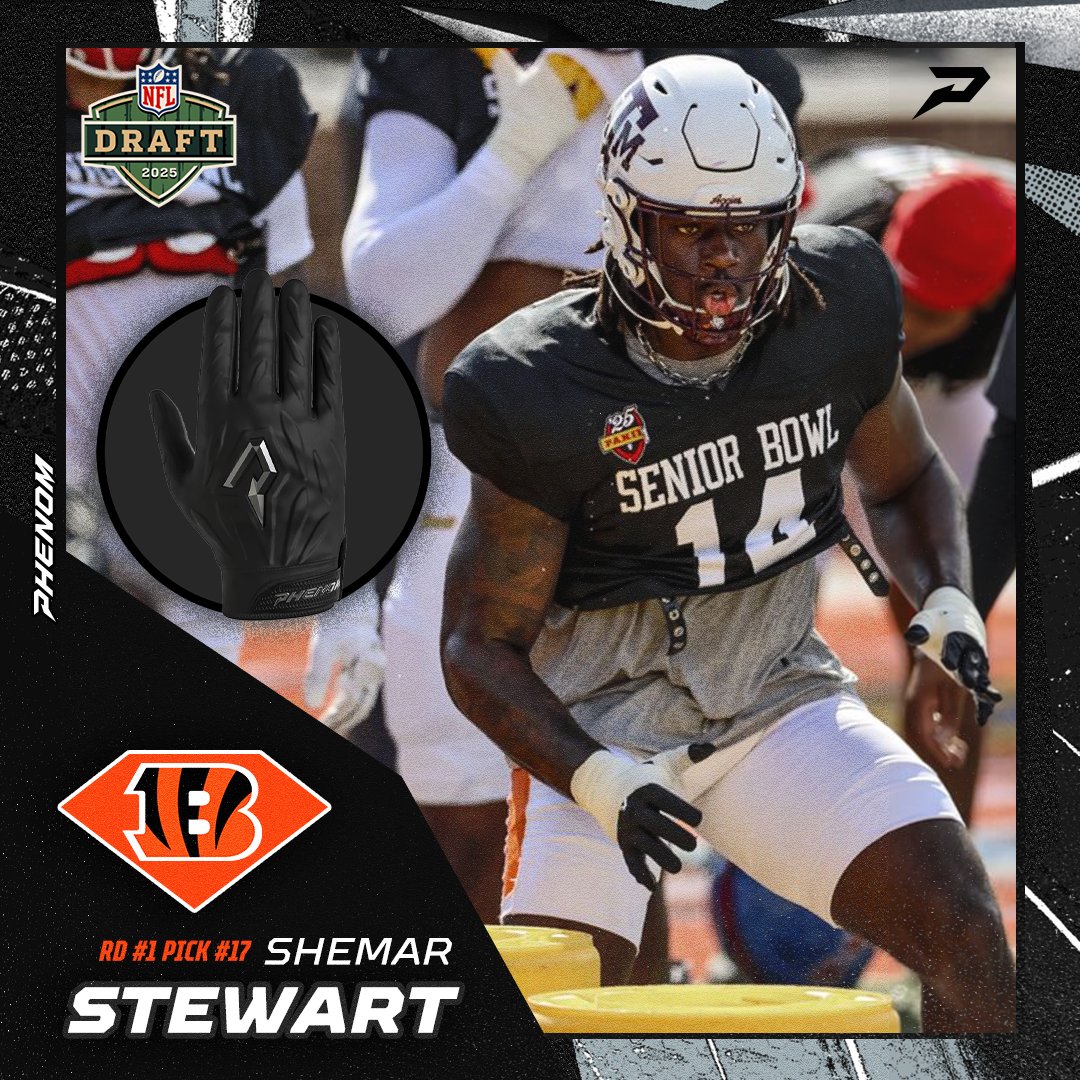 From Senior Bowl reps to first-round pick 🎯 Grateful to play even a small part in Shemar Stewart’s journey. 

Big-time talent. Big-time future. 🧤💪

#PhenomFamily #NFLDraft #FootballGloves