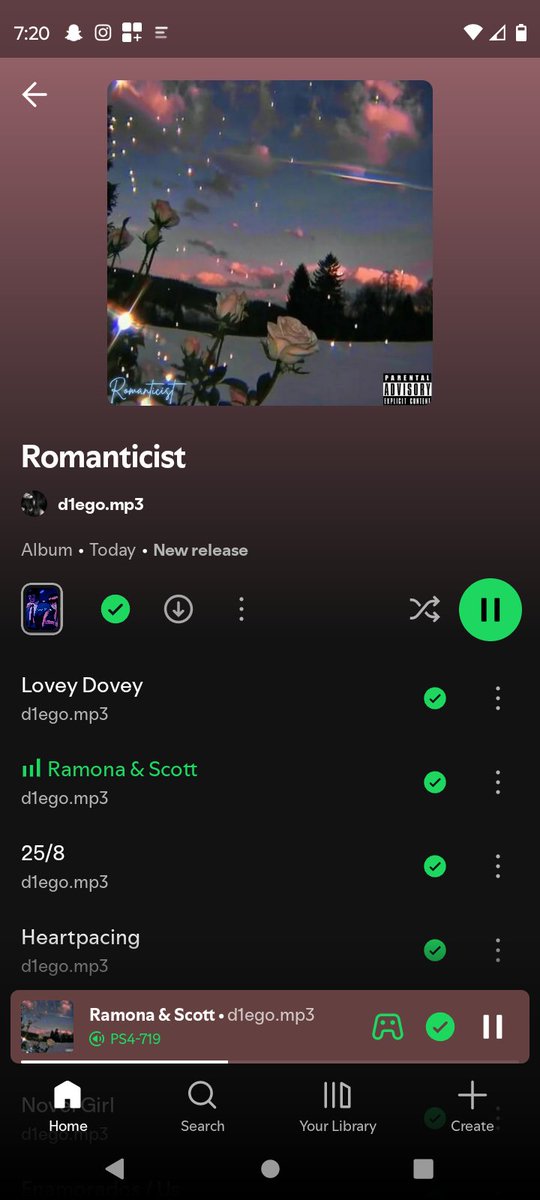 d1egomp3's tweet photo. Romanticist ❤️✨ out now on all platforms.! #indiemusic #rnb #d4vd #beabadoobee #newmusic https://t.co/ztGvKFDt52