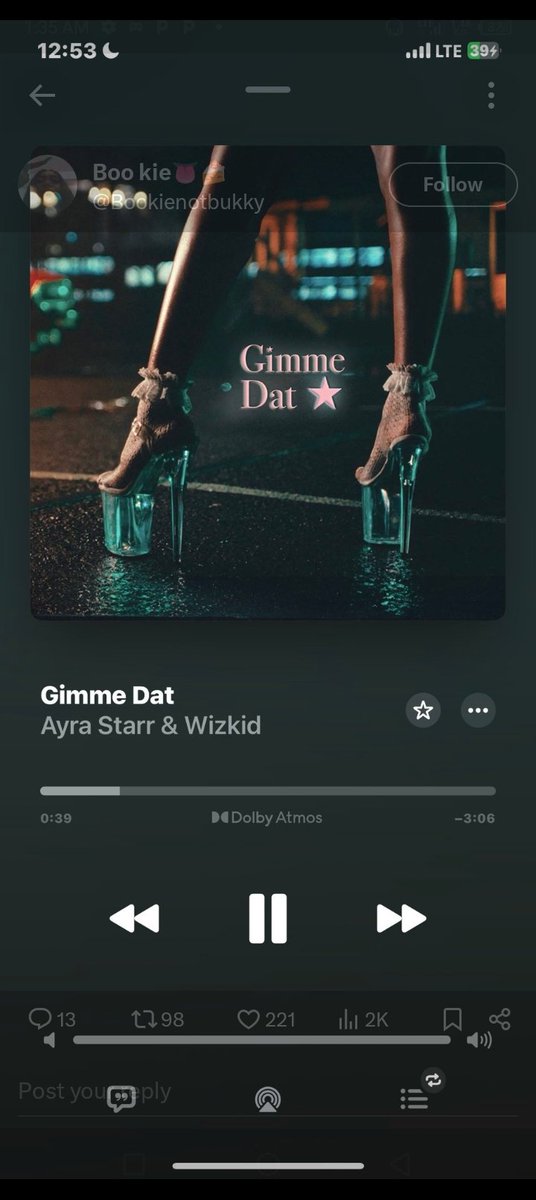 odnice2's tweet image. Wizkid drop song, e come be like say Jesus dey come😂🔥
#Gimmedat
#Wizkid 
#ayrastarr 
#Goddam
