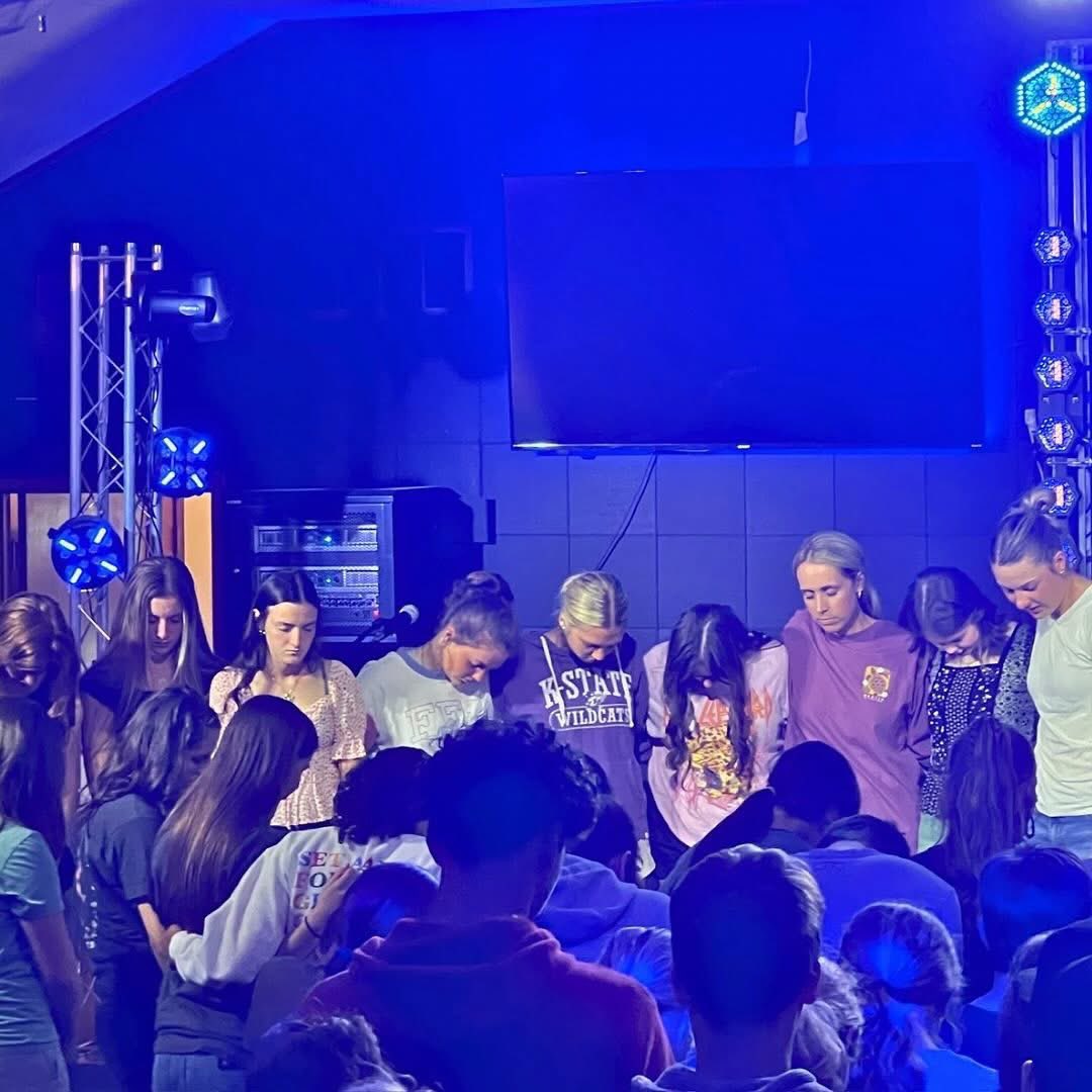 A little different post than my usual  but want to highlight my church who gave us seniors a send off by praying over us at our last 212 night.