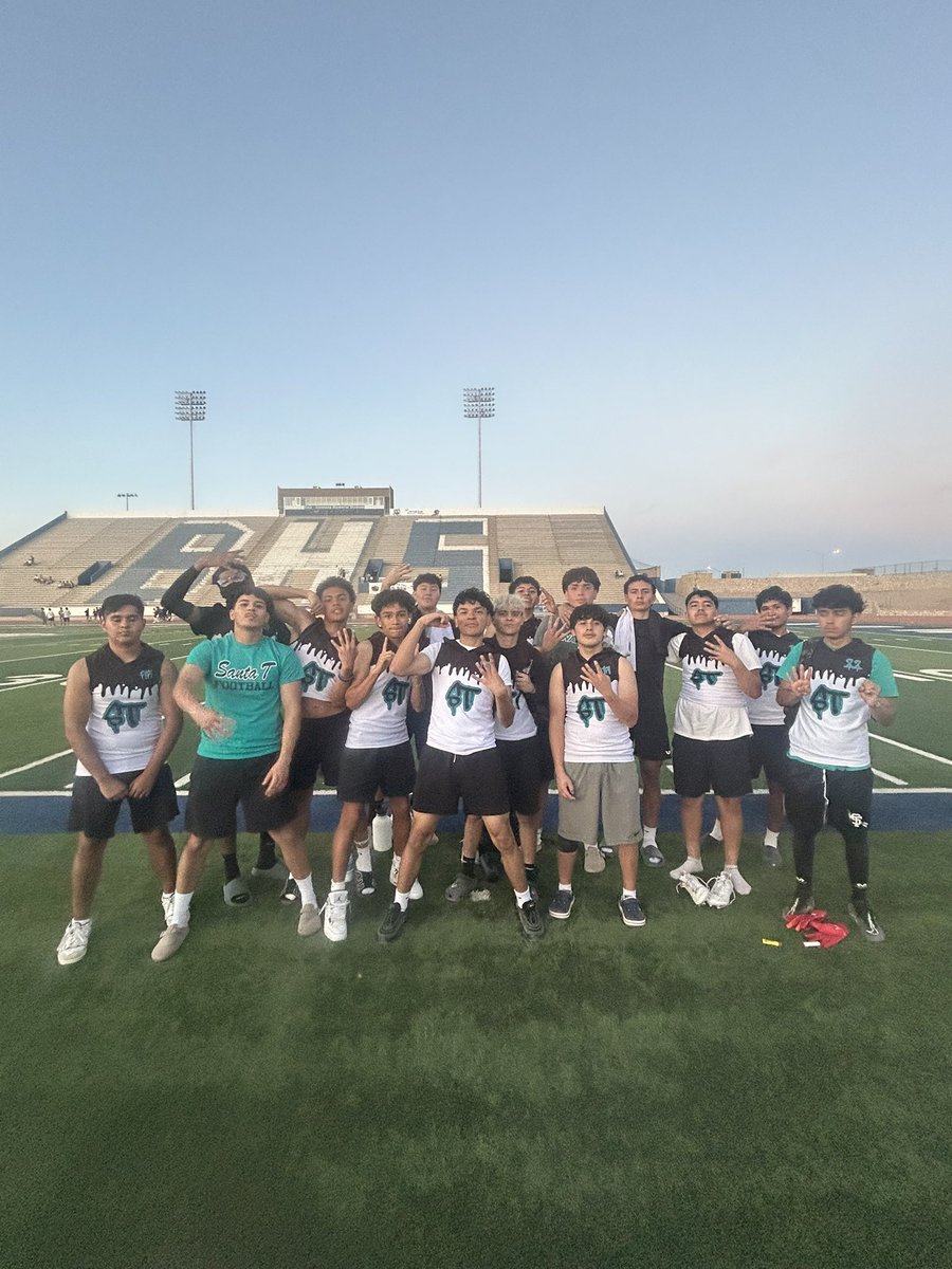 Warrior Football going unbeaten on the evening at Bowie 7on7. Great job Boys