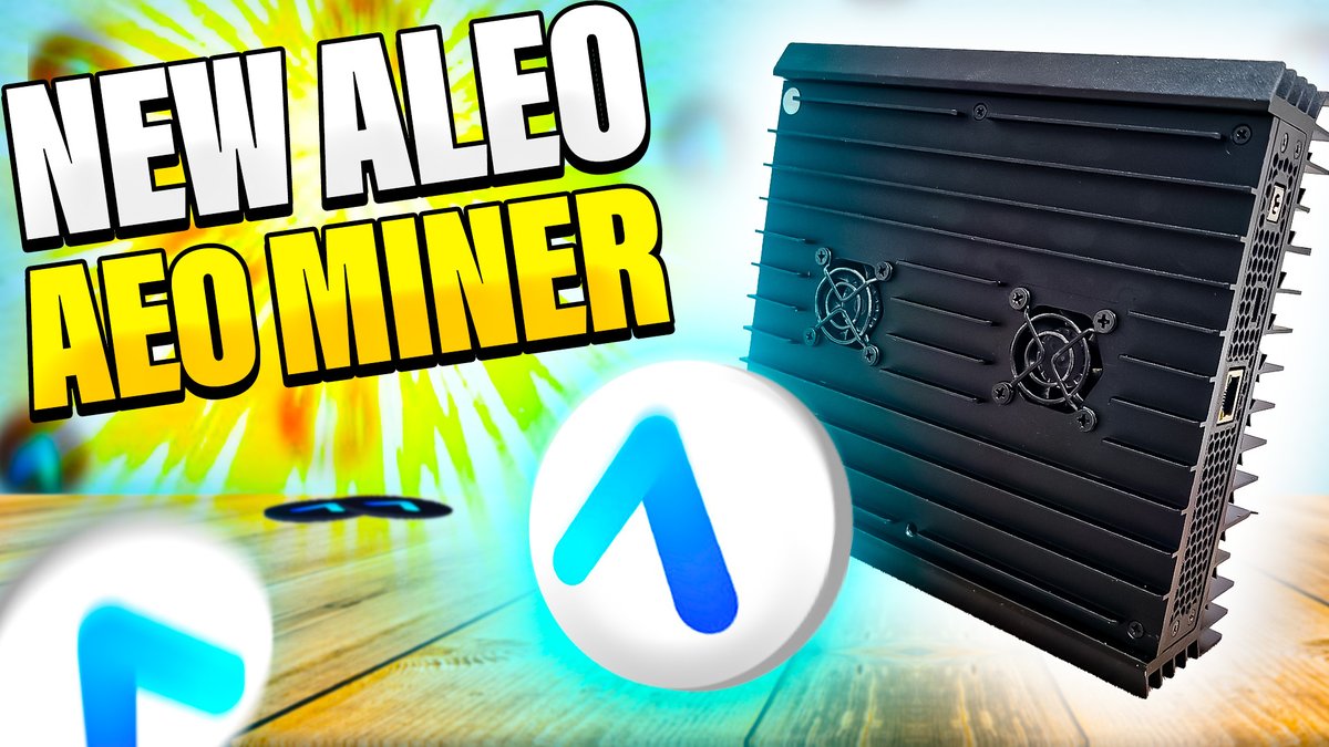 👑The NEW KING of HOME ALEO Mining is Here!

🎁The Team at <a href="/IceRiverMiner/">ICERIVER</a> even has a few Hidden Surprises that Blew Me Away!

📺youtu.be/a-ciPSfQrww
<a href="/IceRiverMiner/">ICERIVER</a> <a href="/AleoHQ/">Aleo</a>