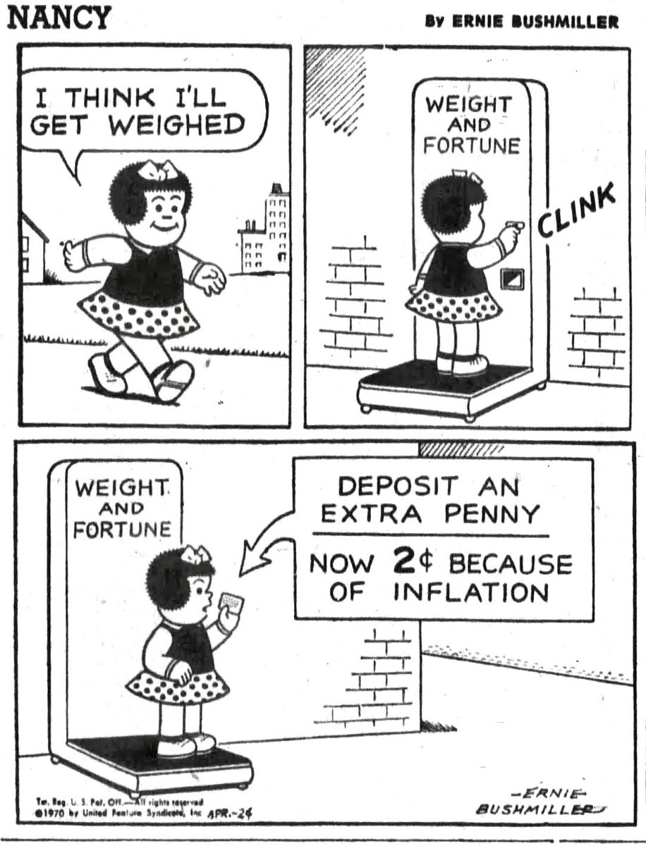 Nancy Comics by Ernie Bushmiller tweet media