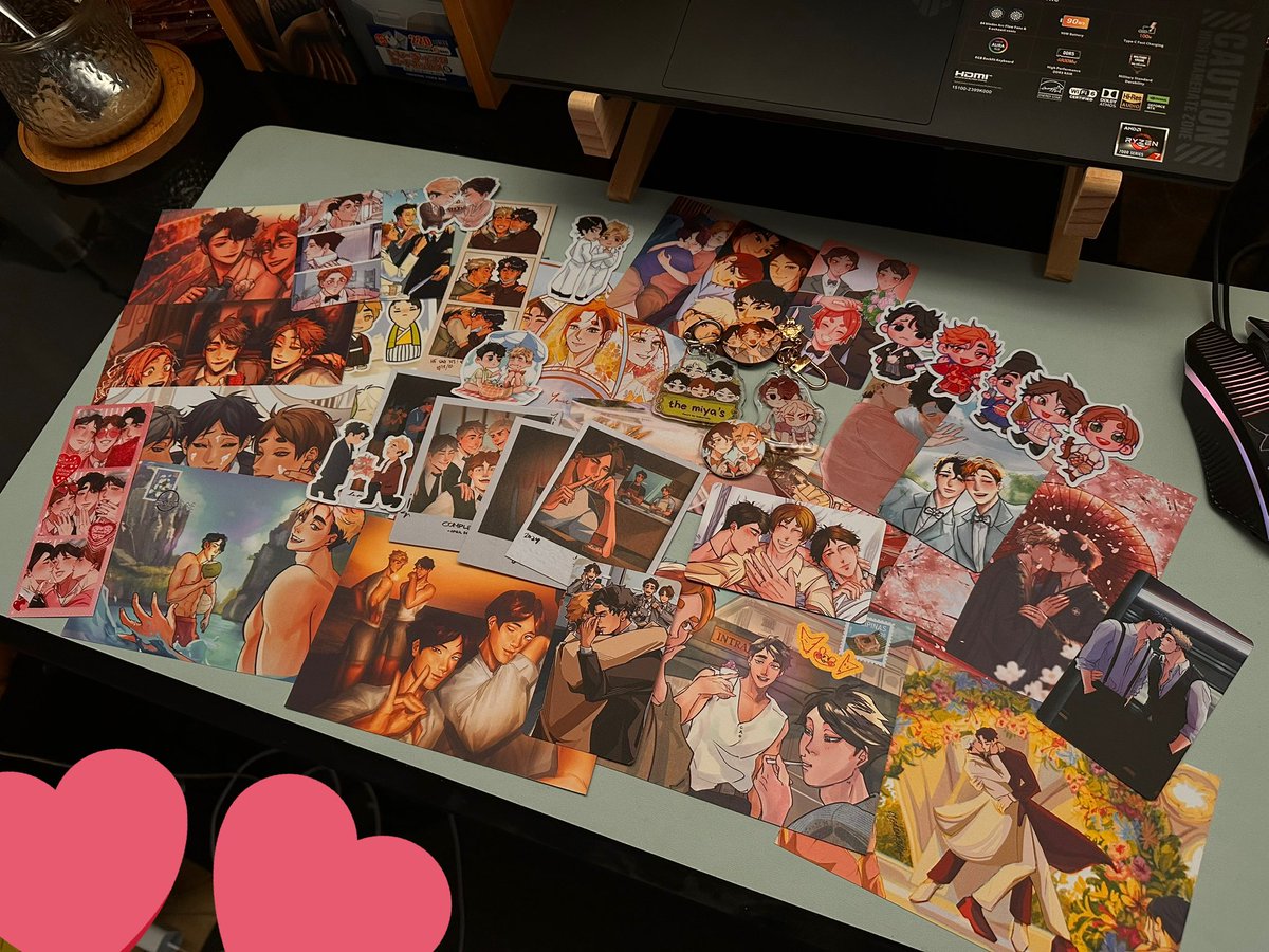 akiisks's tweet photo. So many pretty art, thank you!! 🥹🩷🩷 #Miya5WeddingCSE https://t.co/dcBDShdNww