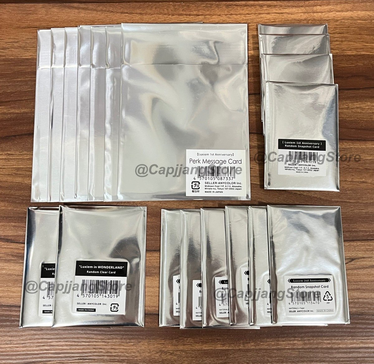 CapjjangStore's tweet image. [Pls rt]
#capjjanginstock 
Sale ลดราคา🔥 เชกิพร้อมส่ง
— ราคา ใบละ 80 
— ทุก 5 ใบ แถมฟรี 1 ใบ

Luxiem, Noctyx, Iluna, Xsoleil

สอบถามเพิ่มเติมทางdmได้เลยค่า
#ตลาดนัดnijisanji  #ตลาดนัดนิจิซันจิ