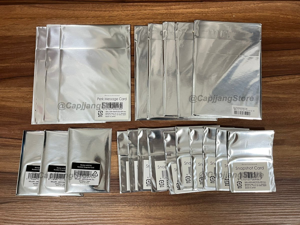 CapjjangStore's tweet image. [Pls rt]
#capjjanginstock 
Sale ลดราคา🔥 เชกิพร้อมส่ง
— ราคา ใบละ 80 
— ทุก 5 ใบ แถมฟรี 1 ใบ

Luxiem, Noctyx, Iluna, Xsoleil

สอบถามเพิ่มเติมทางdmได้เลยค่า
#ตลาดนัดnijisanji  #ตลาดนัดนิจิซันจิ