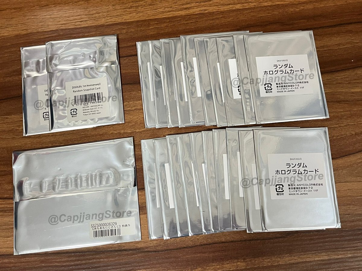 CapjjangStore's tweet image. [Pls rt]
#capjjanginstock 
Sale ลดราคา🔥 เชกิพร้อมส่ง
— ราคา ใบละ 80 
— ทุก 5 ใบ แถมฟรี 1 ใบ

Luxiem, Noctyx, Iluna, Xsoleil

สอบถามเพิ่มเติมทางdmได้เลยค่า
#ตลาดนัดnijisanji  #ตลาดนัดนิจิซันจิ