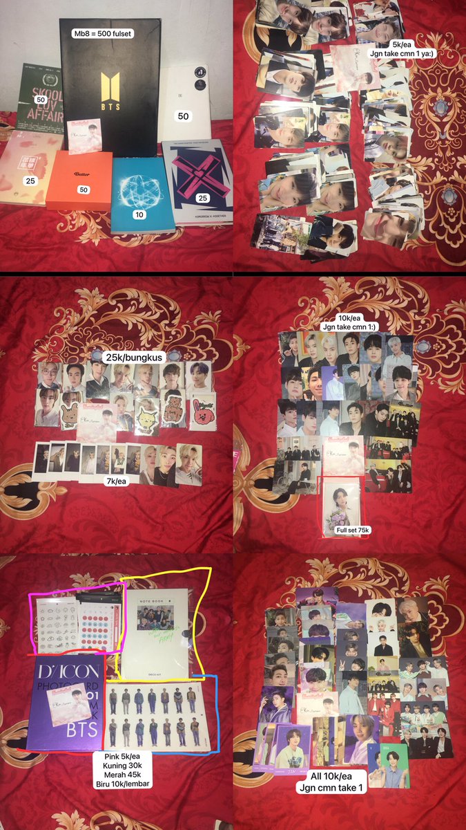 lauraYN00l's tweet image. 🔥WTS (WANT TO SELL)🔥
Harga sudah murah no nego,di jual karena ndk ke urus!!!

🏠Dome kalbar
🍊co oren
✅admin packing
✅ take byk wajib Dp
😘Dpt freebis 

WTS #wtspcbts #pcbts #photocard