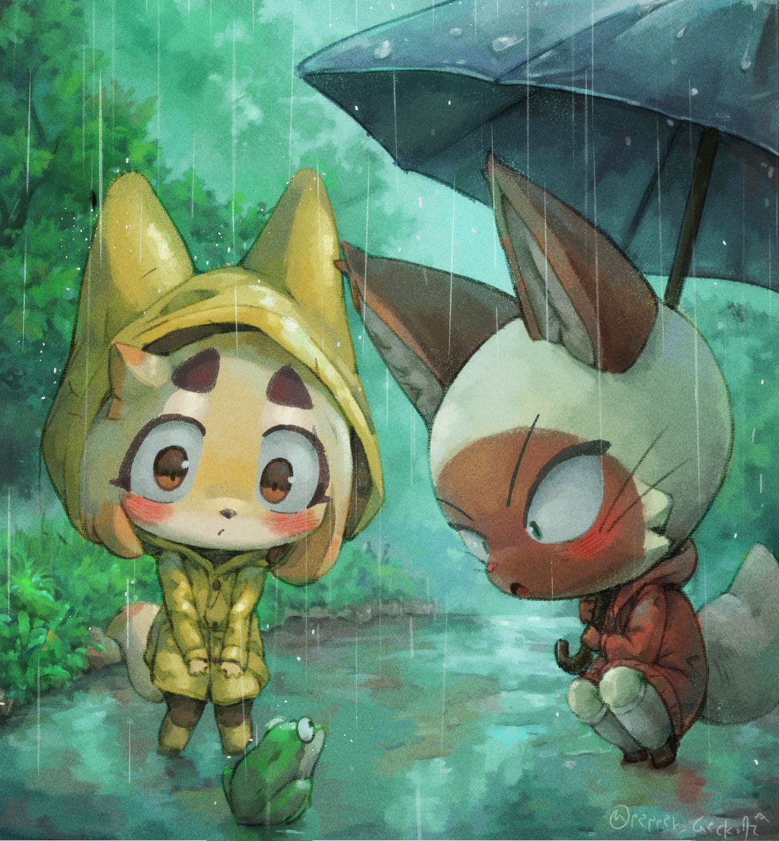 Pepper_Gecko72's tweet image. rain drop
