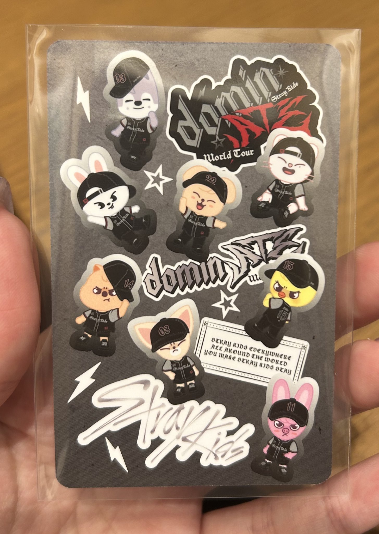 スキズ StrayKids dominATE ポップアップ 特典トレカ ハニピリ