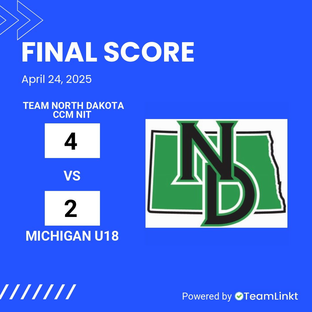 TeamNDHockey's tweet photo. Day 1 of CCM NIT ends up good for the guys in Green!
🚨-Mattern (SH), Diehl, Clauson (GWG), &amp; Deziel (EN)
🥅-Nielsen 18 Saves between the Pipes 

Back tomorrow!  #CCMNIT https://t.co/JgOEsNUZg3
