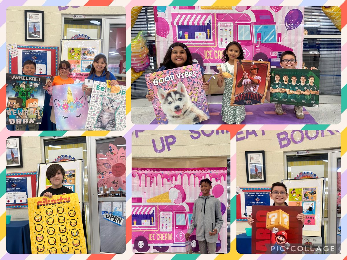 North Star ES Library (@nses_library) on Twitter photo Congratulations to our Book Scavenger Hunt Winners! The students had so much fun searching for the book covers hidden all around the school this month. π΅οΈββοΈ
#SchoolLibraryMonth <a href="/YISDLibServices/">YISD Library Services</a> Congratulations to our Book Scavenger Hunt Winners! The students had so much fun searching for the book covers hidden all around the school this month. π΅οΈββοΈ
#SchoolLibraryMonth <a href="/YISDLibServices/">YISD Library Services</a>