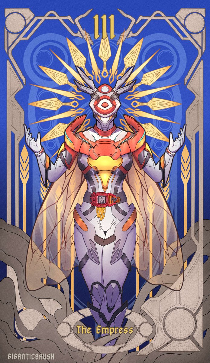 giganticbrush's tweet photo. [THE EMPRESS]
.
.
I was overwriting my tsukuyomi file with this one since yesterday and i just realize it now, great job giganticbrush! 💀👍
.
#Tokusatsu #KamenRider #KamenRiderRevice #Arcana #DigitalArt #DigitalIllustration https://t.co/6OgEfEltJy