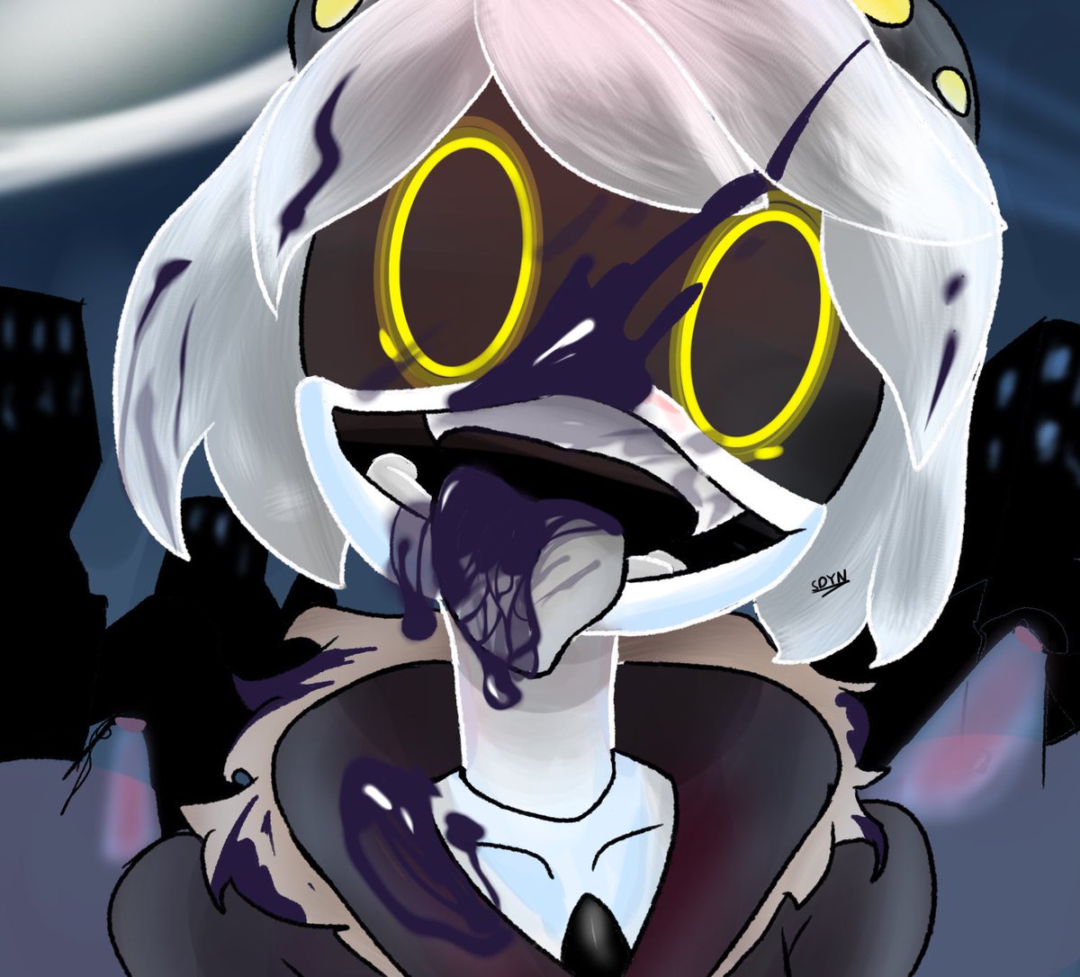 JustVexon's tweet photo. I drew V from #murderdrones https://t.co/OlnXRnkwpu