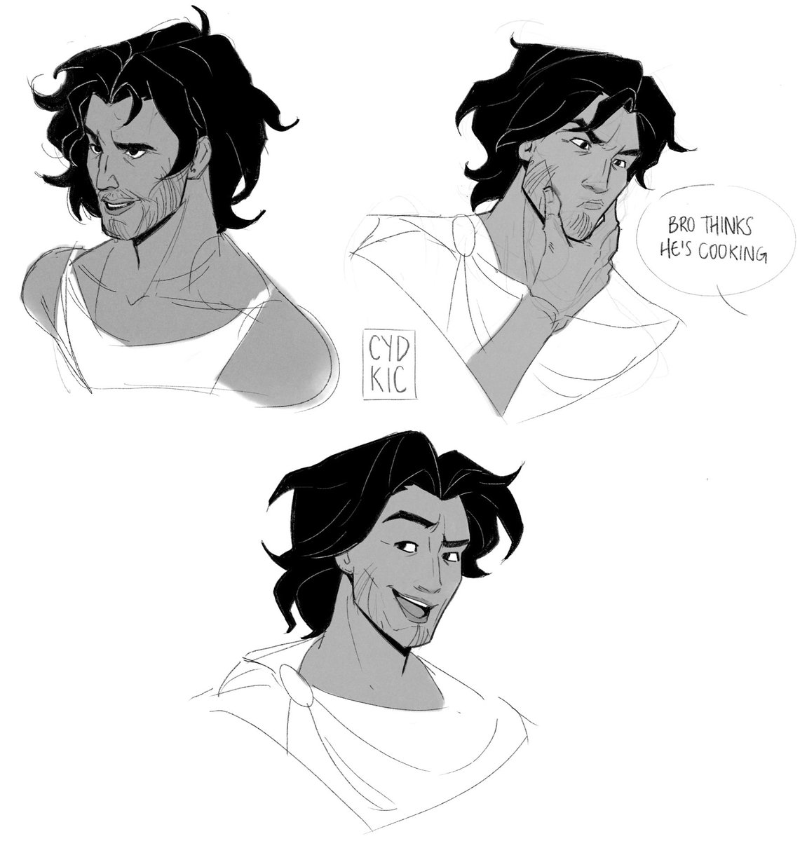 Odysseus style studies bc I need to level up my art NOW (bro was not cooking btw)
#epicthemusical