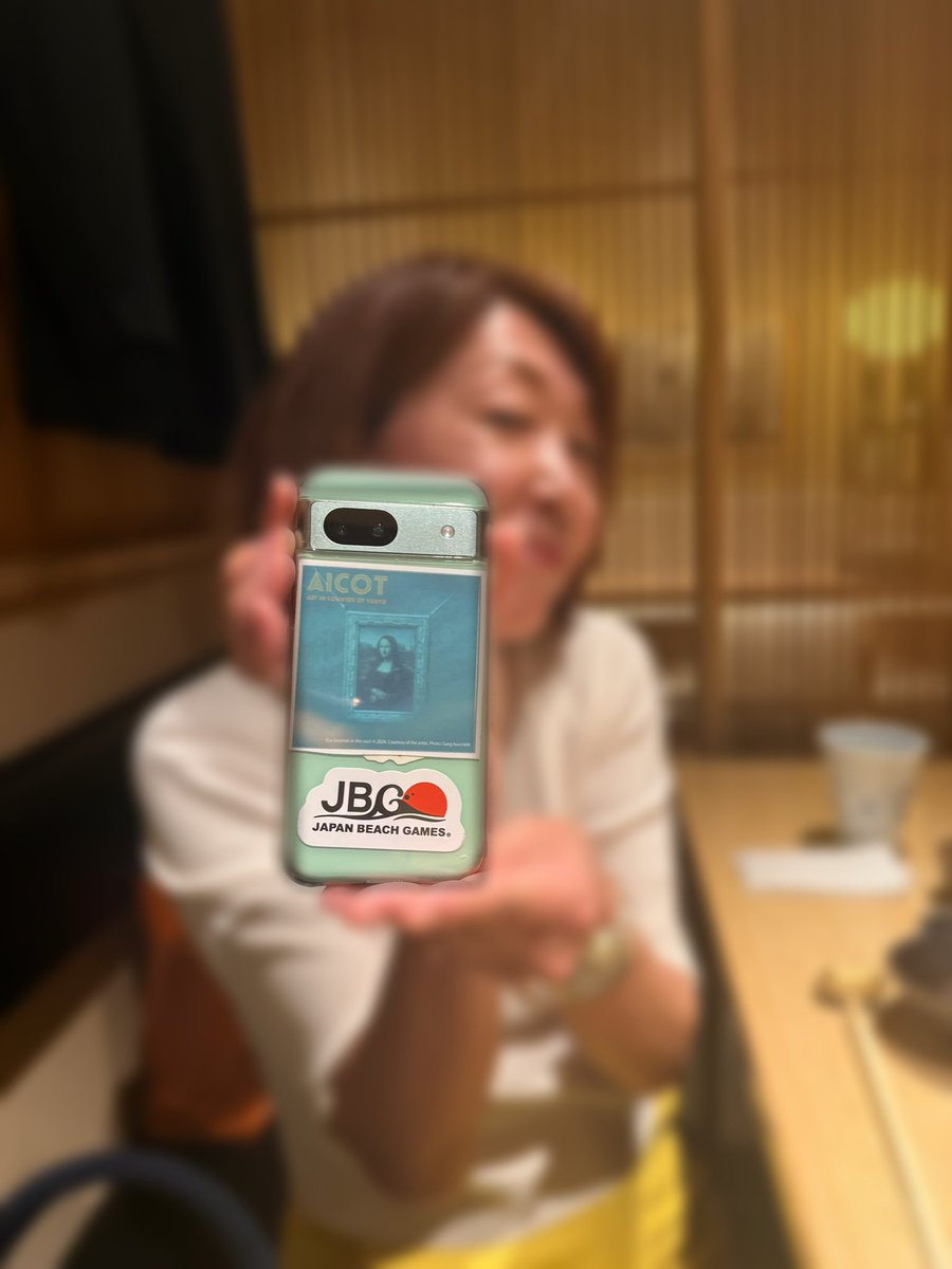 シールを貼っていただいて嬉しい。
すごい方だ。
海に沈めたモナリザを見せるといろんな反応があるそうです。
一端をお聞きして、なるほどと。

#海の中の美術館 
#JUAM 
#JapanUnderseaArtMuseum